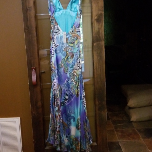 Silk gown - Picture 2 of 2